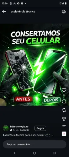 Assistência técnica de celular