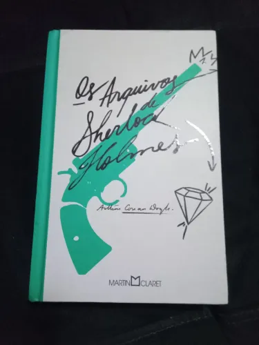 Livro Os Arquivos de Sherlock Holmes Arthur Conan Doyle capa dura