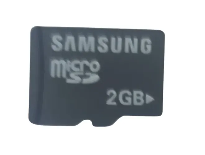 Cartão de Memória Samsung microSD 2GB (original) formatado (para computador ou celular)