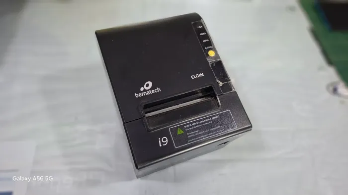 Impressora Térmica Elgin Bematech i9 USB Serial Ethernet Preta - Funcionando