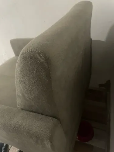 Poltrona giratória pés de ferro 