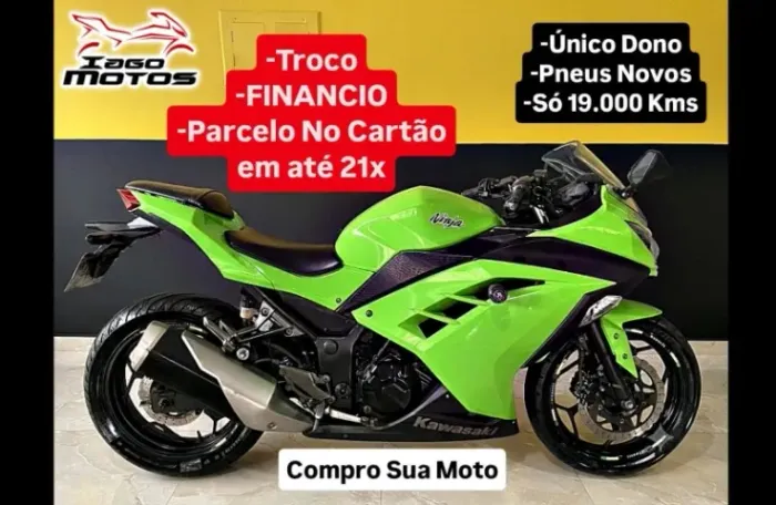 Kawasaki Ninja 300 2013, Único Dono, Apenas 19.000 Kms, start fan bros cb xre 150 biz pcx