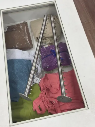 Suporte para cabide em aço inox