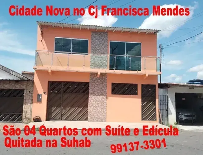 CIDADE NOVA, Imóvel Duplex, 04 Quartos, 01 Suíte, Edícula, Quiatda
