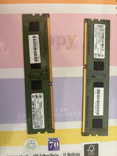 Memória RAM 8GB (2x4) DDR3