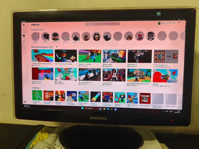 Monitor tv Samsung 21,5 polegadas
