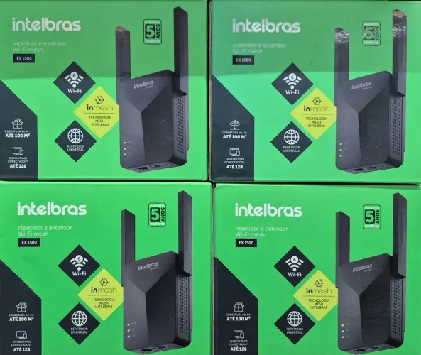 ROTEADOR EXTENSOR MESH WI-FI REF: EX 1500<br>