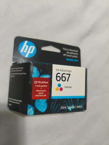cartucho hp 667 colorido