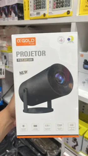Projetor 4K Full HD Portátil Cinema em Casa Smart