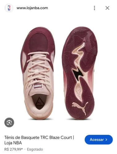 Tênis Puma TRC Blazer Court tamanho 44