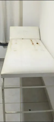 Maca Estética Fixa Branca - 3 posições de encosto