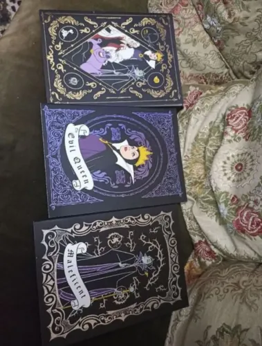 Kit cadernos Vilãs Disney 