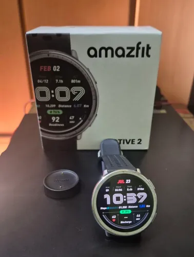 Smartwatch Amazfit Active 2 ? Completo na Caixa com Película