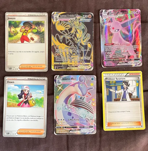 Vendo cartas Pokémon mais raras