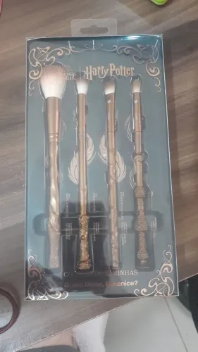 [EDIÇÃO LIMITADA] Kit Harry Potter QDB - Paleta + Pincéis Varinha - RARO/IMPECÁVEL