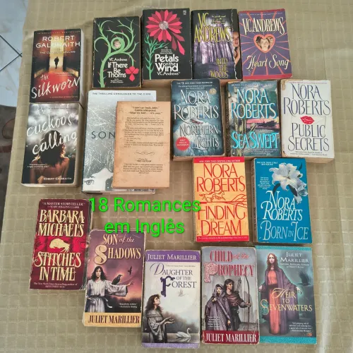 Lote 26 Romances e 1 BRINDE em Inglês ACEITO TROCAS