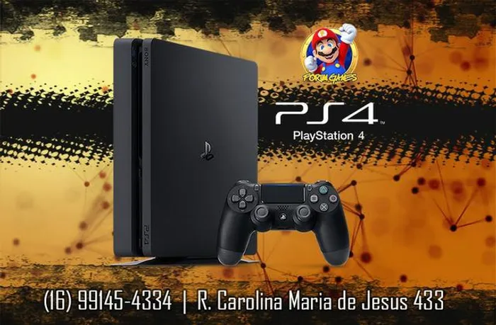 PlayStation 4 Slim de 1TB Disponível a Pronta Entrega Com Excelente Parcelamento