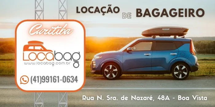 Locação de bagageiro de teo Thule