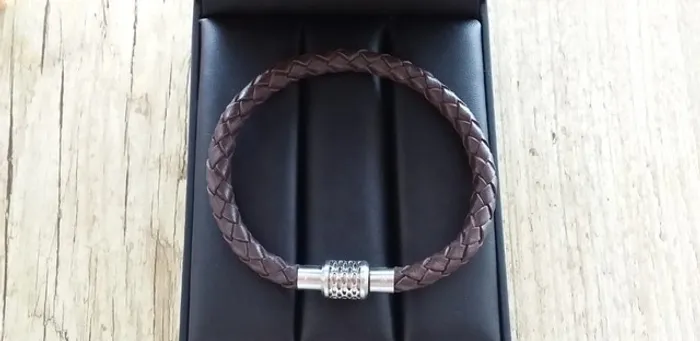 Pulseira Vivara - Couro Marrom - 22cm