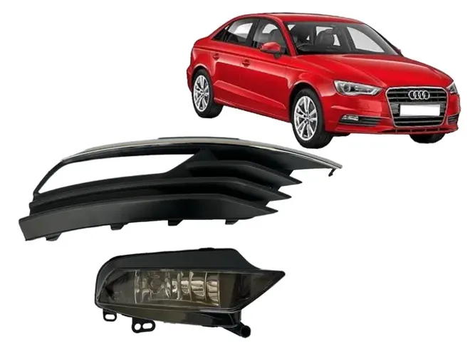 Grade Direita + Farol de Milha Audi A3 Sedan 2014 2015 2016
