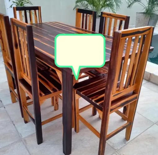 mesa e cadeira entrego
