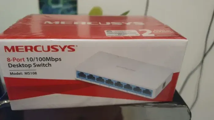 Switch 8 Portas 10/100 Mbps Ms108 Mercusys Ms108