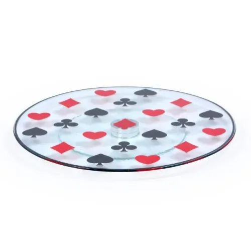Prato Giratório Baralho Cartas 29,3 X A. 2 Cm 17193 Promoção