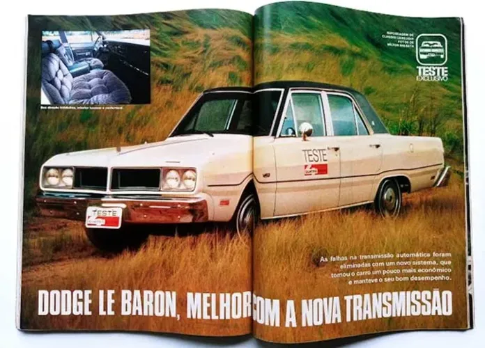 Dodge LeBaron, Corcel GT, Passat TS, Adamo 1979 - Revista Quatro Rodas