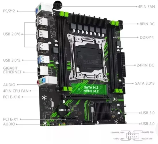 Placa-Mãe X99 - PR9