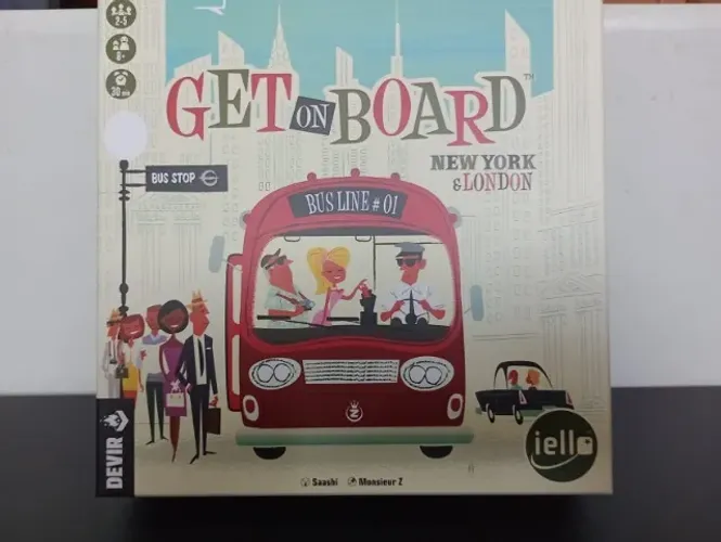 Jogo de Tabuleiro(Board Game) Get On Board New York E London - Devir