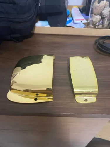 Cover Captador e Ponte (Cromo Dourado)