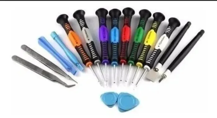 Kit Chaves Ferramenta 16 Peças Abrir Celular iPhone Android