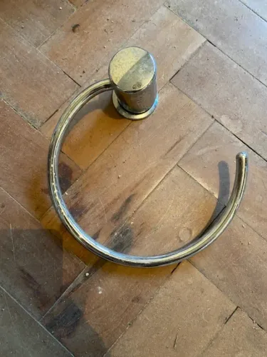 Suporte para Toalha de Banho cromado
