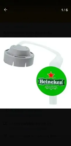 Refil para chope Heineken