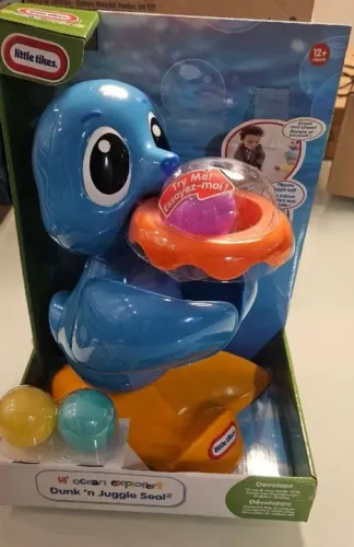 Brinquedo de foca para bebês - Dunk 'n Juggle Seal