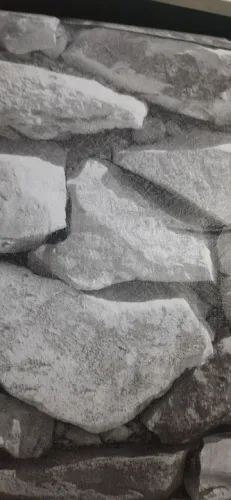 Papel de parede  vinil tipo pedras