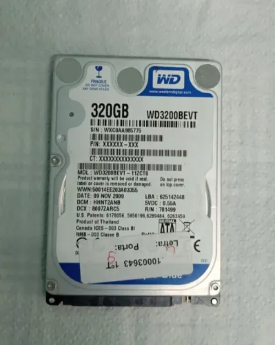 HD interno WD 320GB SATA 3.5