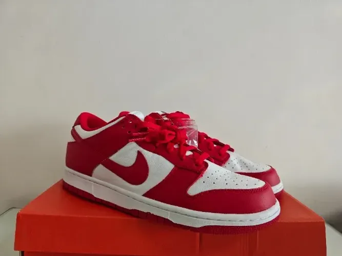 Tênis Nike Dunk Low University Red 43BR