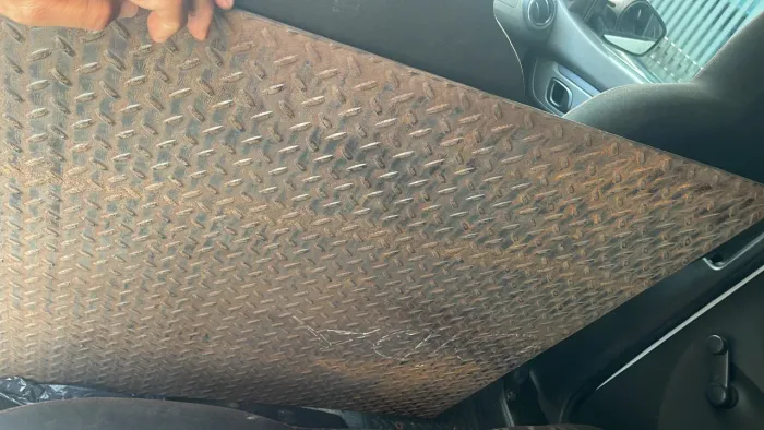 Tampas chapa rugada xadrez 
