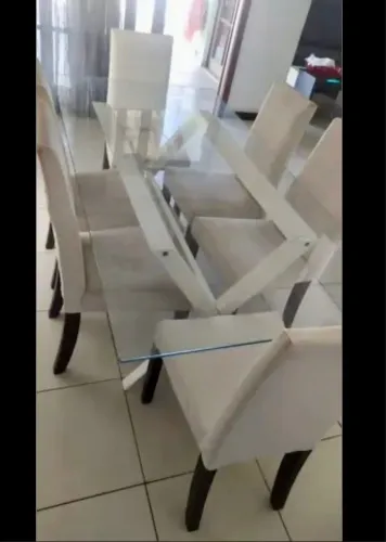 Mesa Tok stok linda de vidro