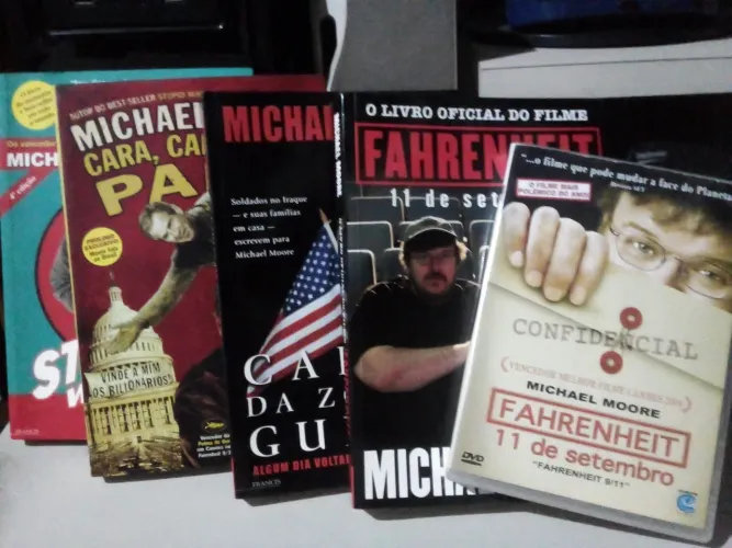 Michael Moore Combo 4 livros + DVD! Novíssimos!