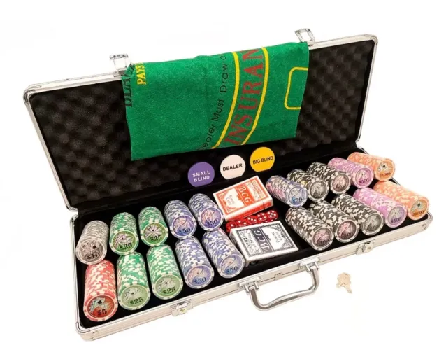 Kit Profissional de Poker  - 500Fichas