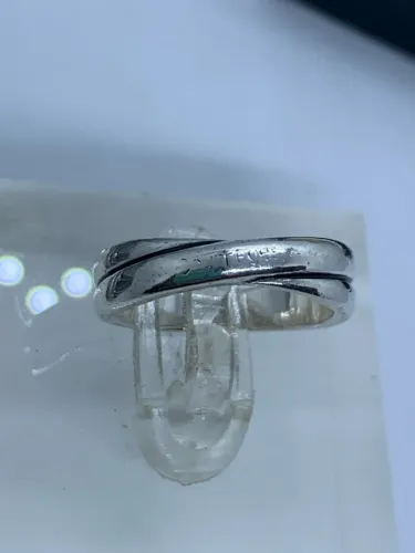 courrèges anel de prata tamanho 10