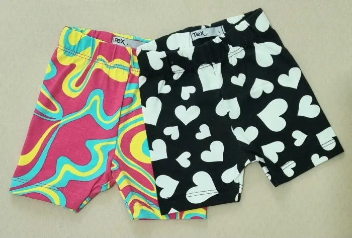 Kit 2 bermudas para bebê tam. 1