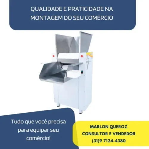 Cilindro de Padaria 50 CM Venâncio 220v Trifásico Novo