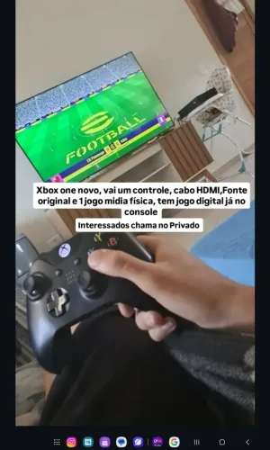 Xbox one novinho usado por mim 