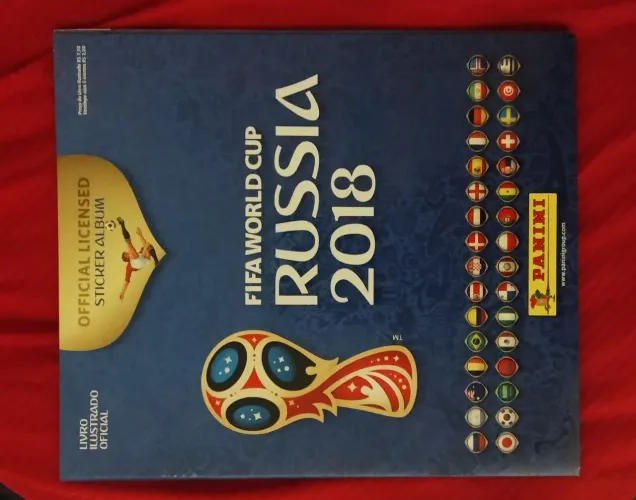 Livro Ilustrado Oficial da Copa do Mundo FIFA Rússia 2018