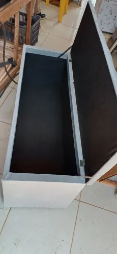 Baú Puff pé de cama de 120m