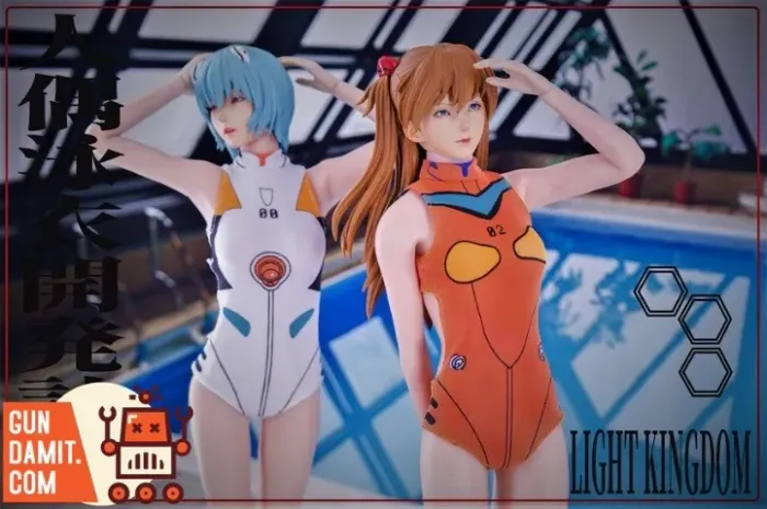Light Kingdom 1/6 - Dois Sets para Customs: Rei Ayanami + Asuka Langley Evangelion