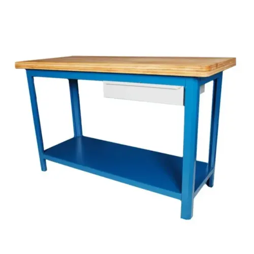 Bancada Com Tampo de Compensado Com 1,5m x 60 cm x 90 cm de altura e 1 Gaveta